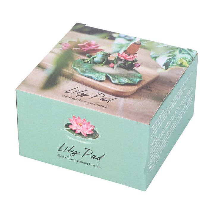 Rökelsehållare – Näckros med Groda (Backflow)