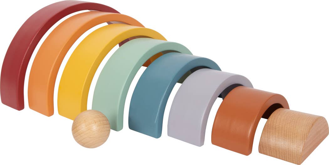 Regnbåge i trä - 8-delad