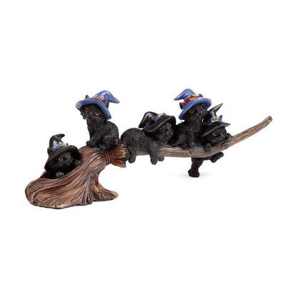 Häxans Svarta Katt – Dekoration i Resin – hemdekoration