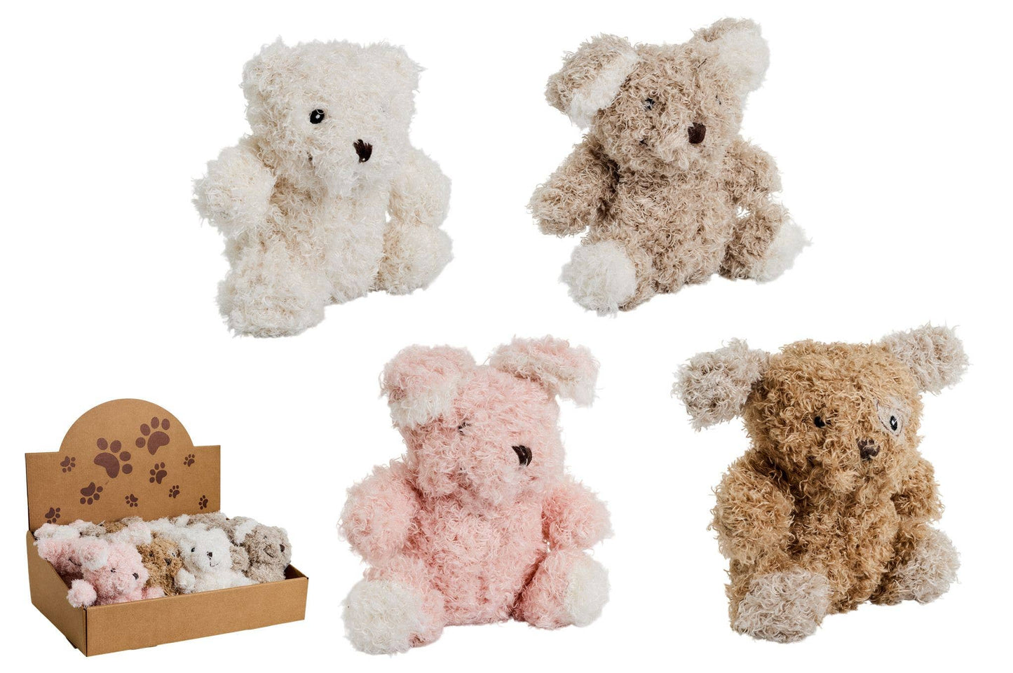 Mjuka Gosedjur - Nalle & Älg i naturliga färger