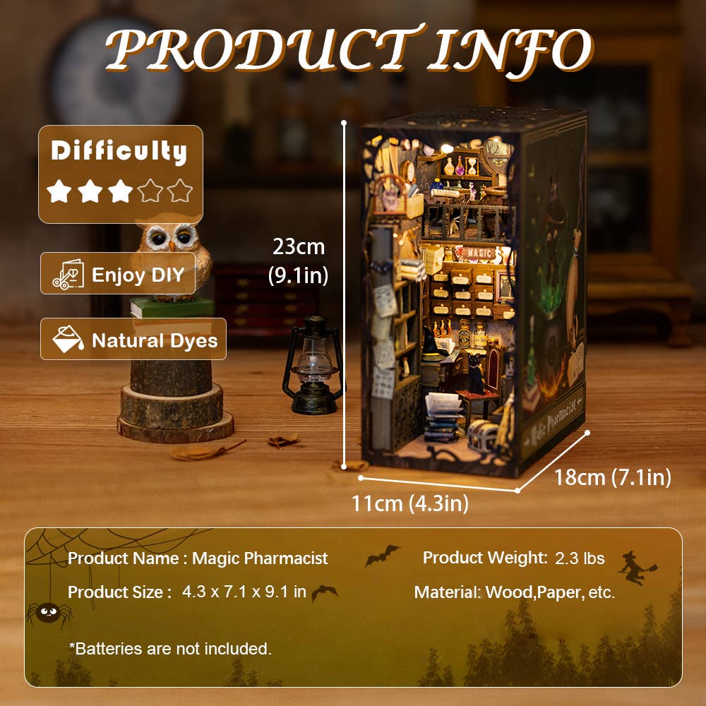 DIY Book Nook - Magisk apotekare