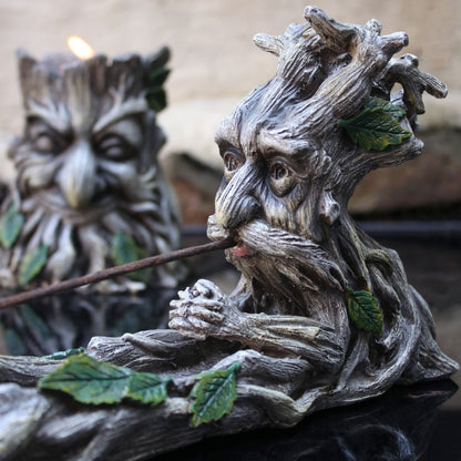 Green man Rökelsehållare