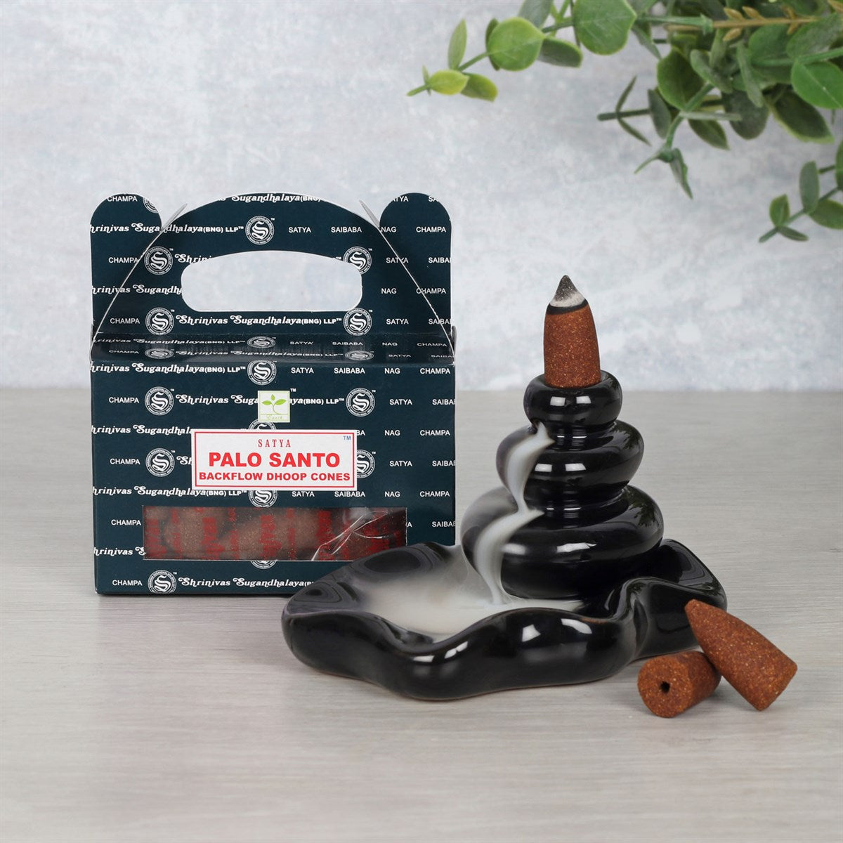 Satya Palo Santo Backflow Cones